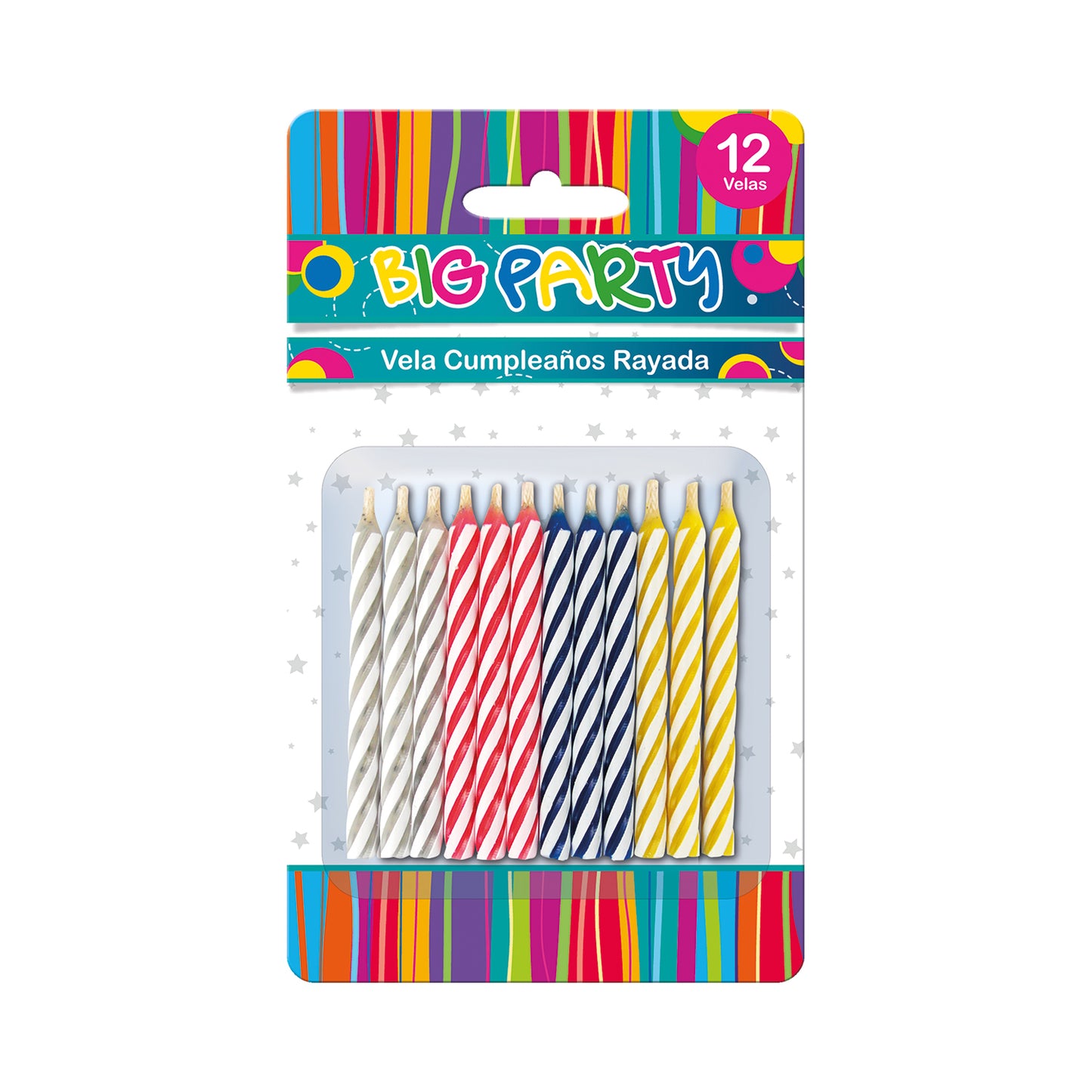 Vela Cumpleaños 12 Un Rayada | Big Party