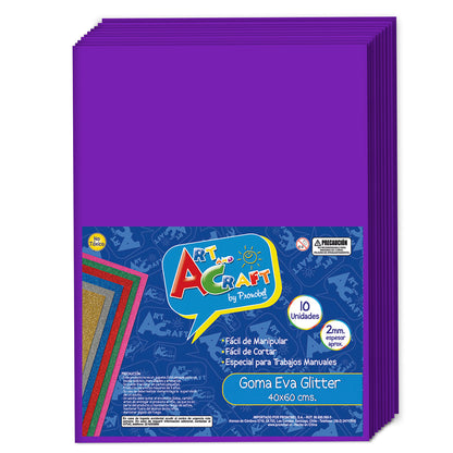 Goma Eva 20x30 cm 2 mm Morado | Art & Craft
