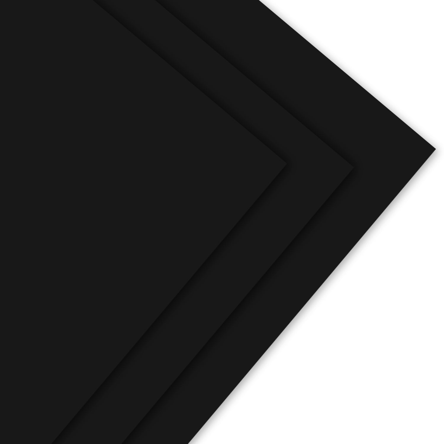 Goma Eva 20x30 cm 2 mm Negra 10 Unidades | Art & Craft