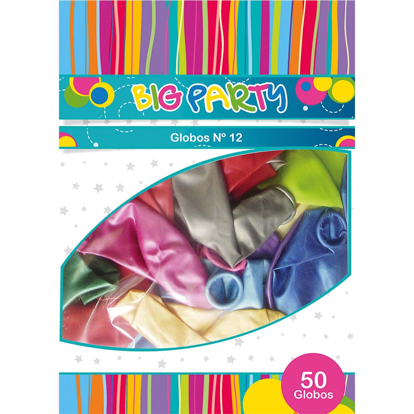 Set 50Un Globo Nº12 Perlado Surtido | Big Party