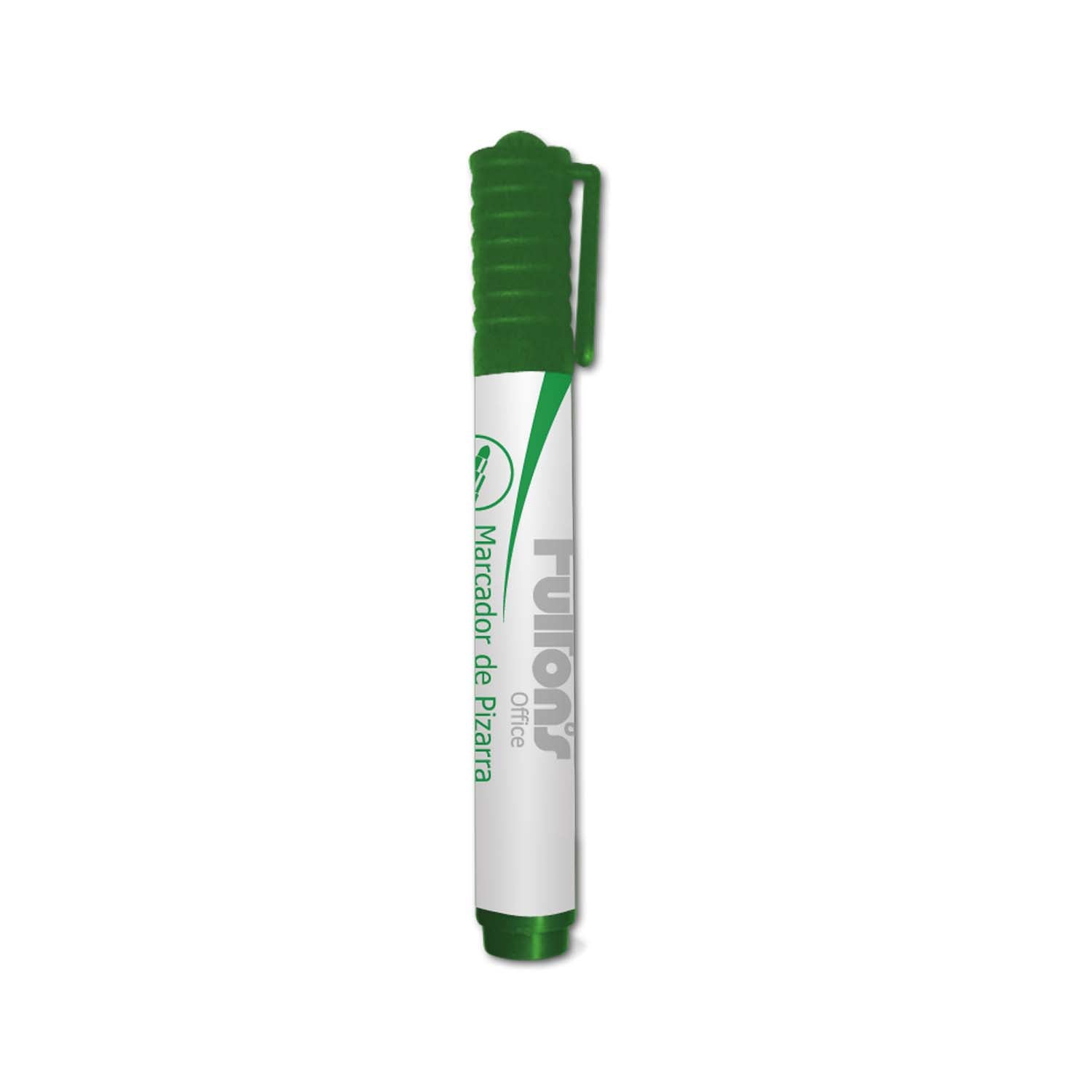 Marcador De Pizarra Desechable Punta Redonda Verde Fultons