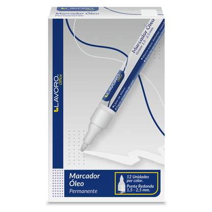 Marcador Óleo Permanente Blanco | Lavoro
