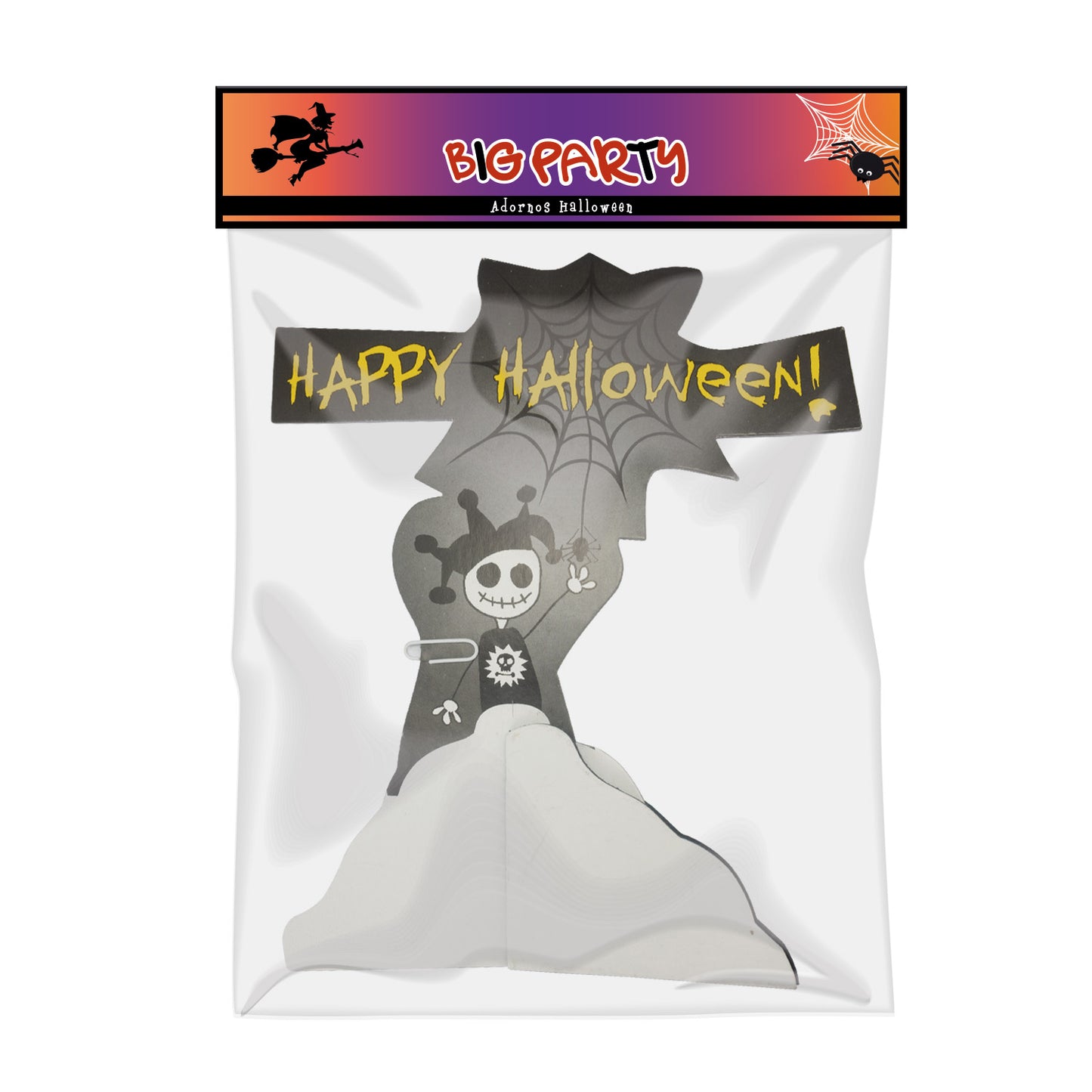 Adorno Happy Halloween Negro | Big Party