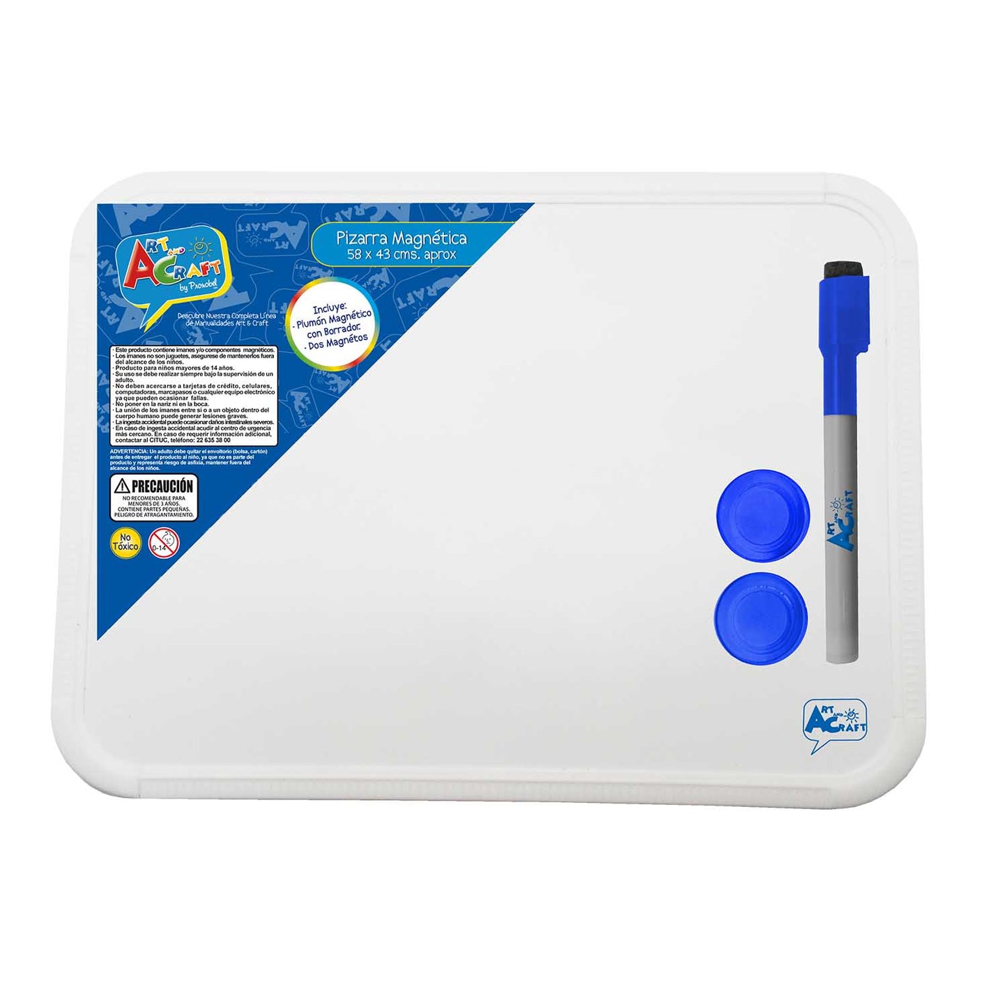 Pizarra Magnética Escolar 43x58 cm | Art & Craft