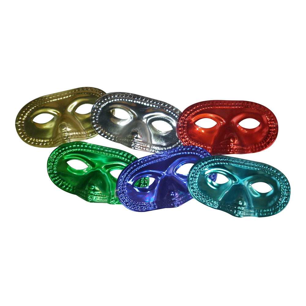 Antifaz Metalizado Colores Surtidos| Big Party