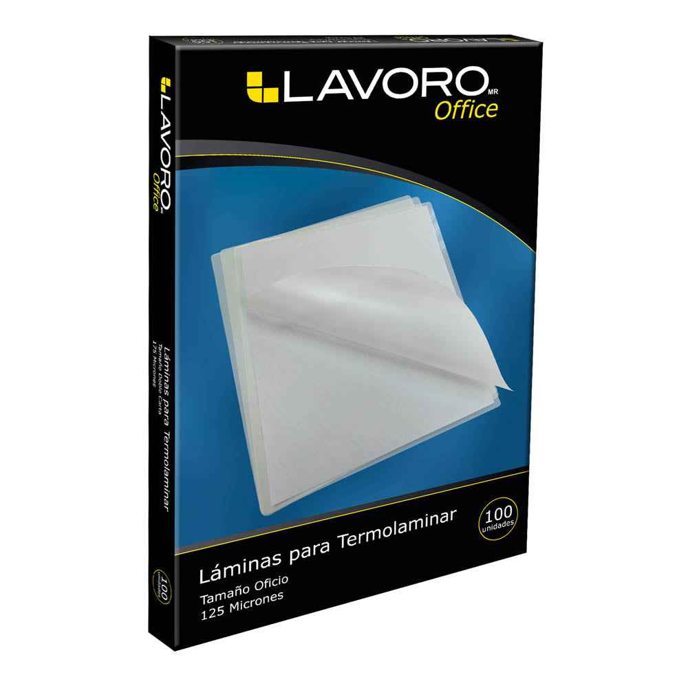 Sobre Para Plastificar 228x340 mm Oficio 100 Un 125 Mic | Lavoro