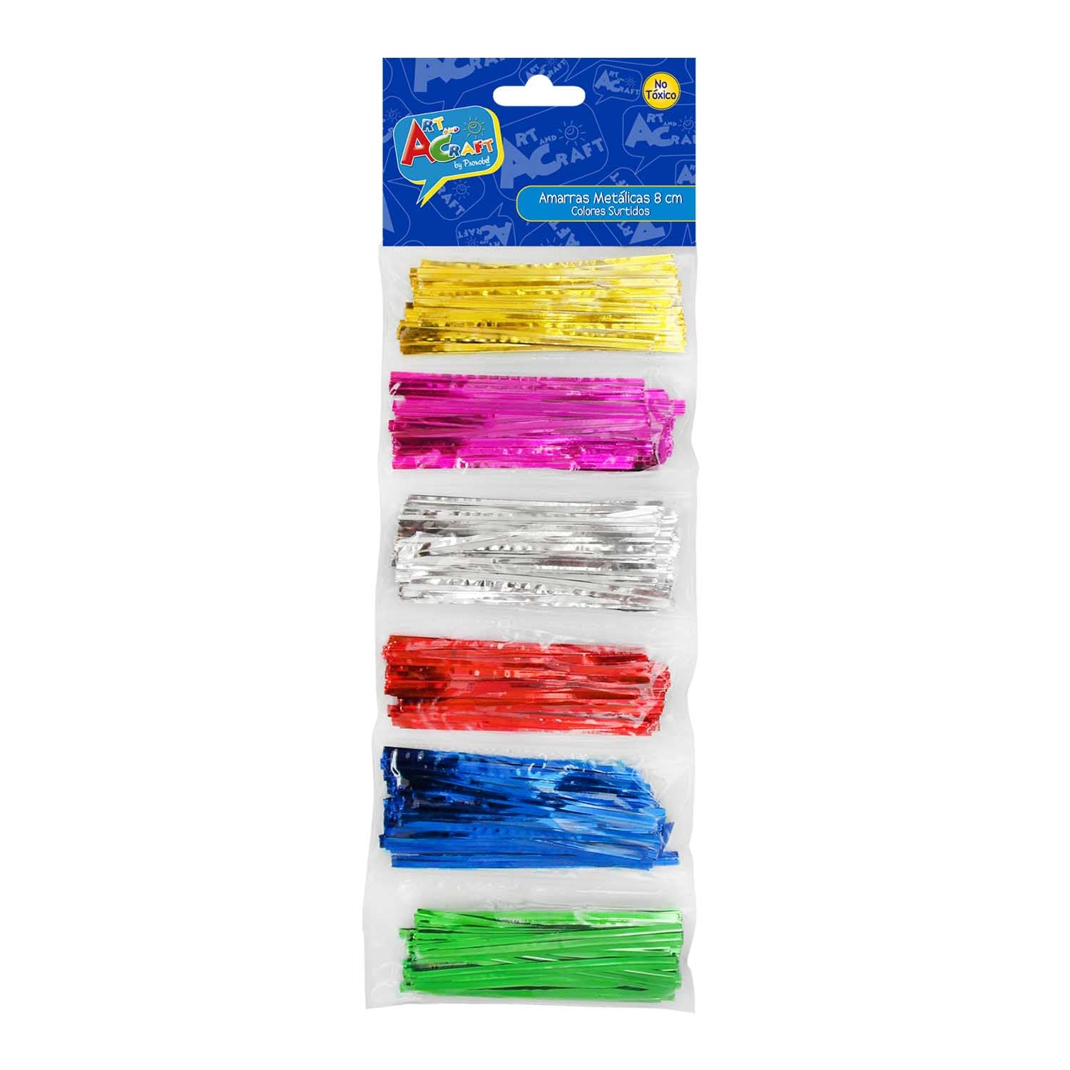 Amarras Metálicas 8 cm Colores Surtidos | Art & Craft