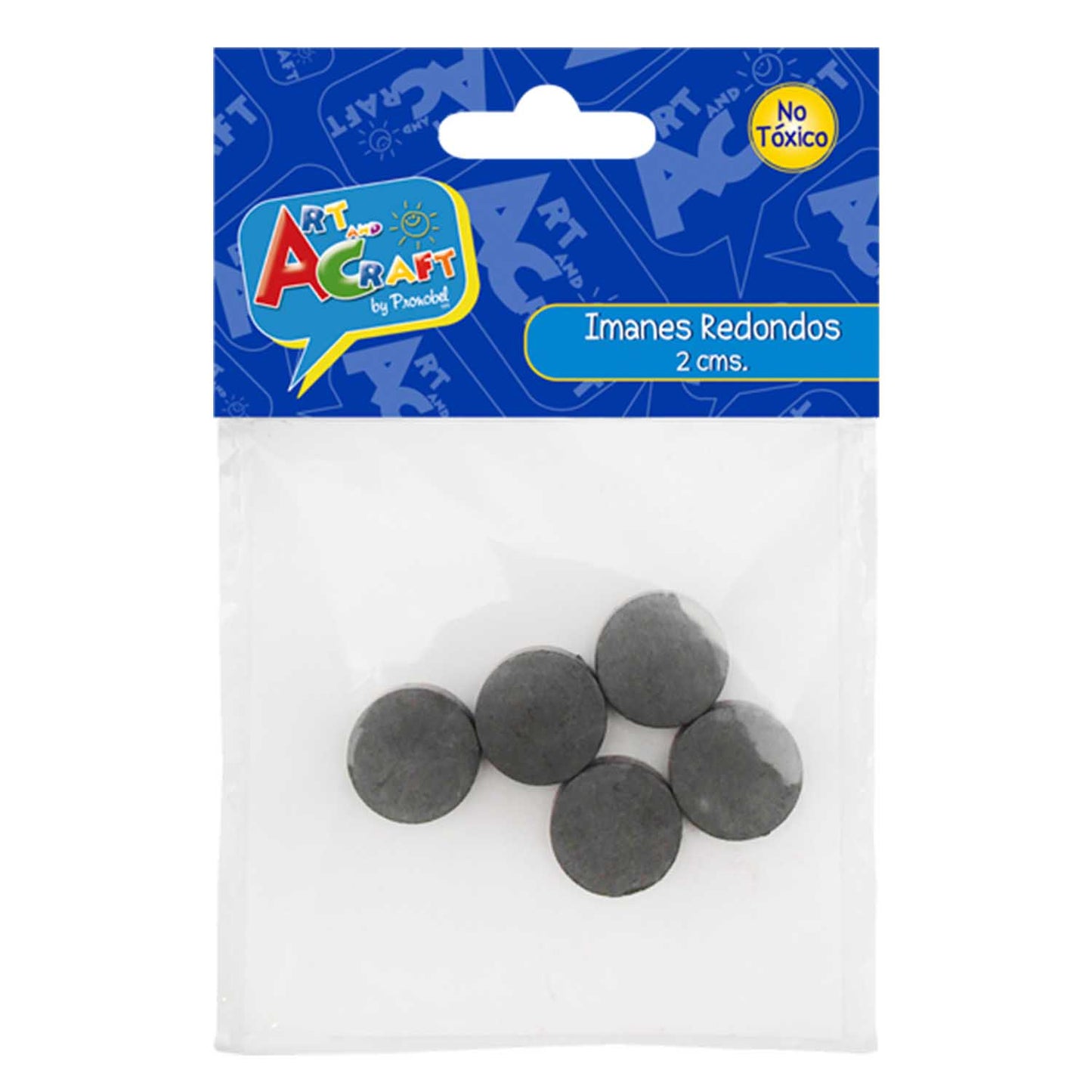 Imán Redondos 2 cm 5 Piezas | Art & Craft