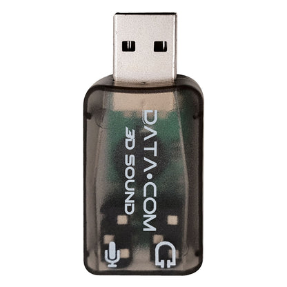 Adaptador De Microfono y Sonido USB | Datacom