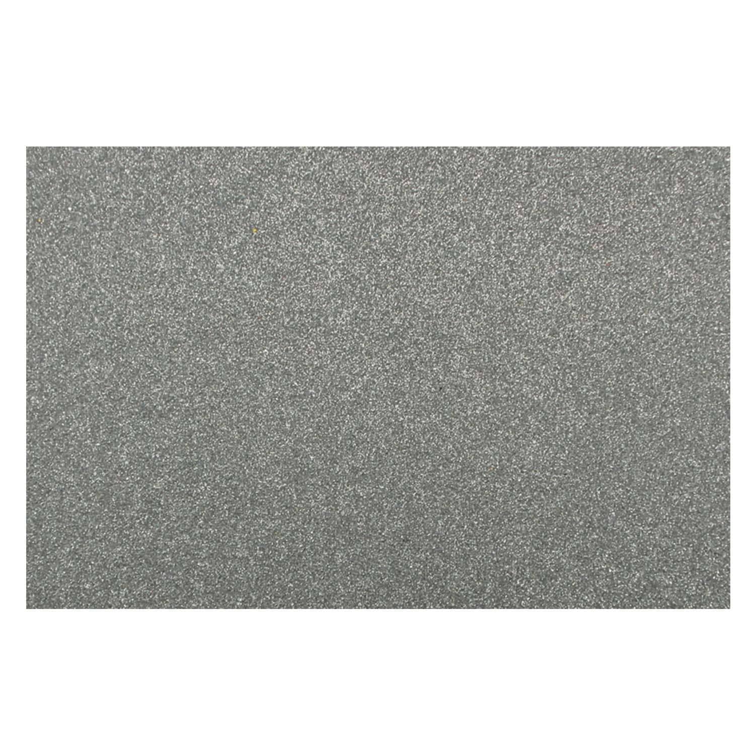 Goma Eva Glitter 40x60 cm Plata 10 Unidades | Fultons