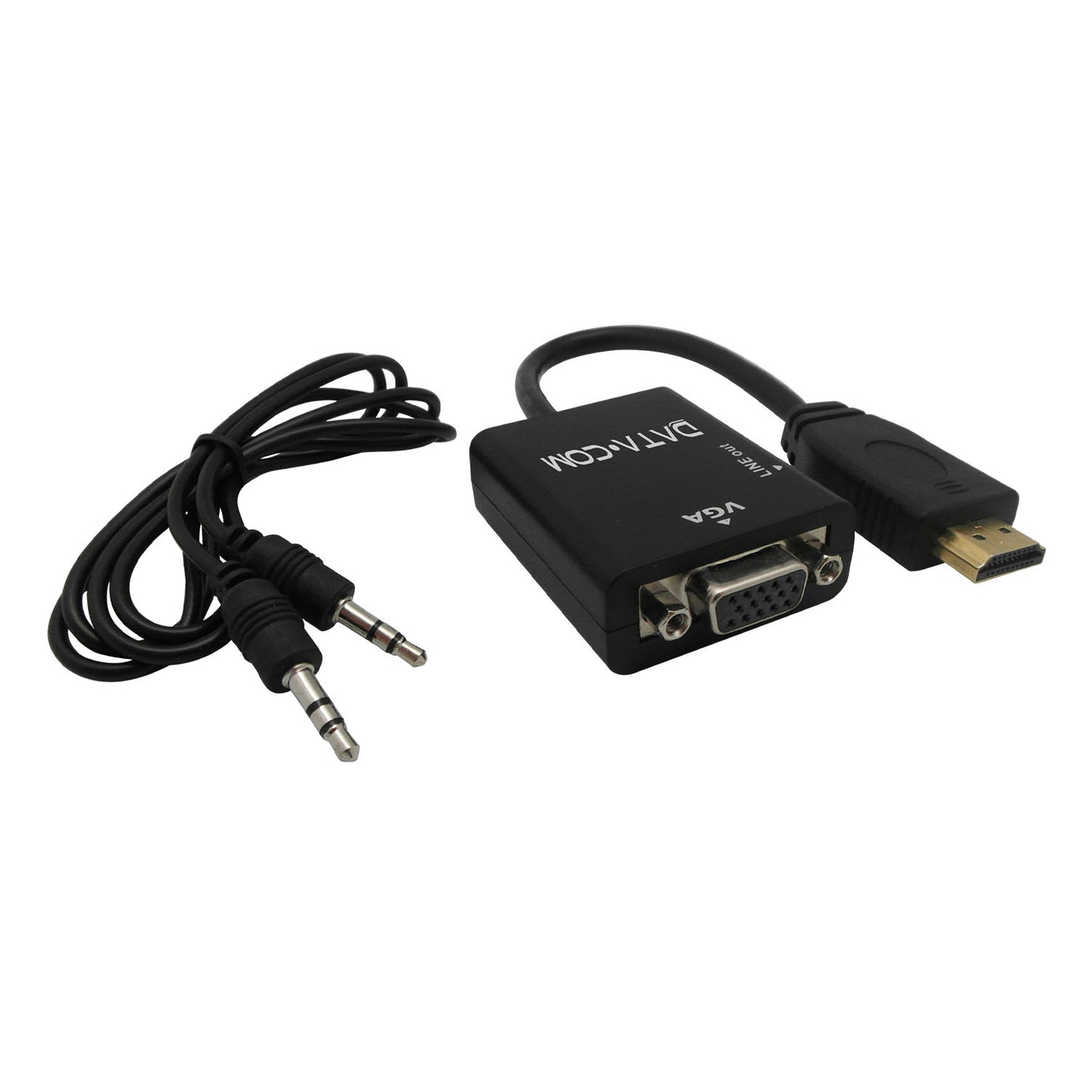 Adaptador HDMI con Audio a VGA | Datacom