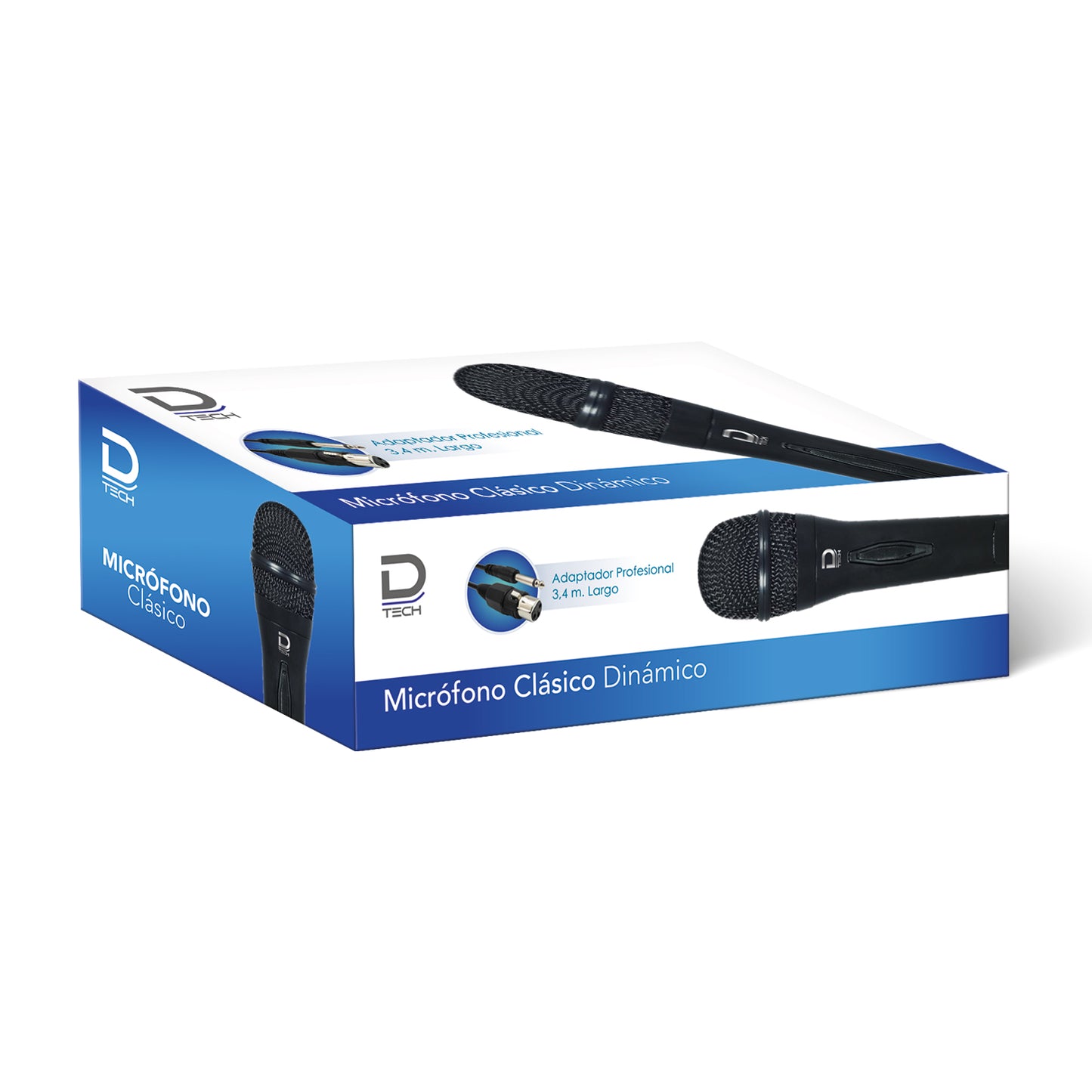 Micrófono Básico Con Cable Negro | Datacom