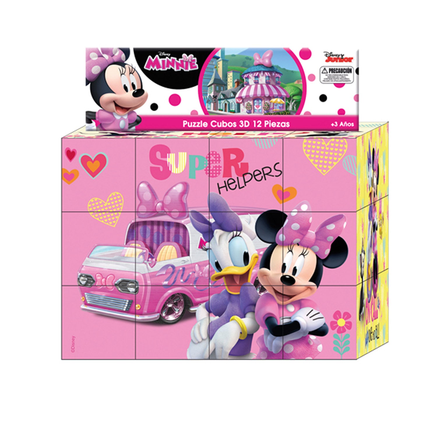 Puzzle Cubo 3D 12 Piezas | Minnie Disney