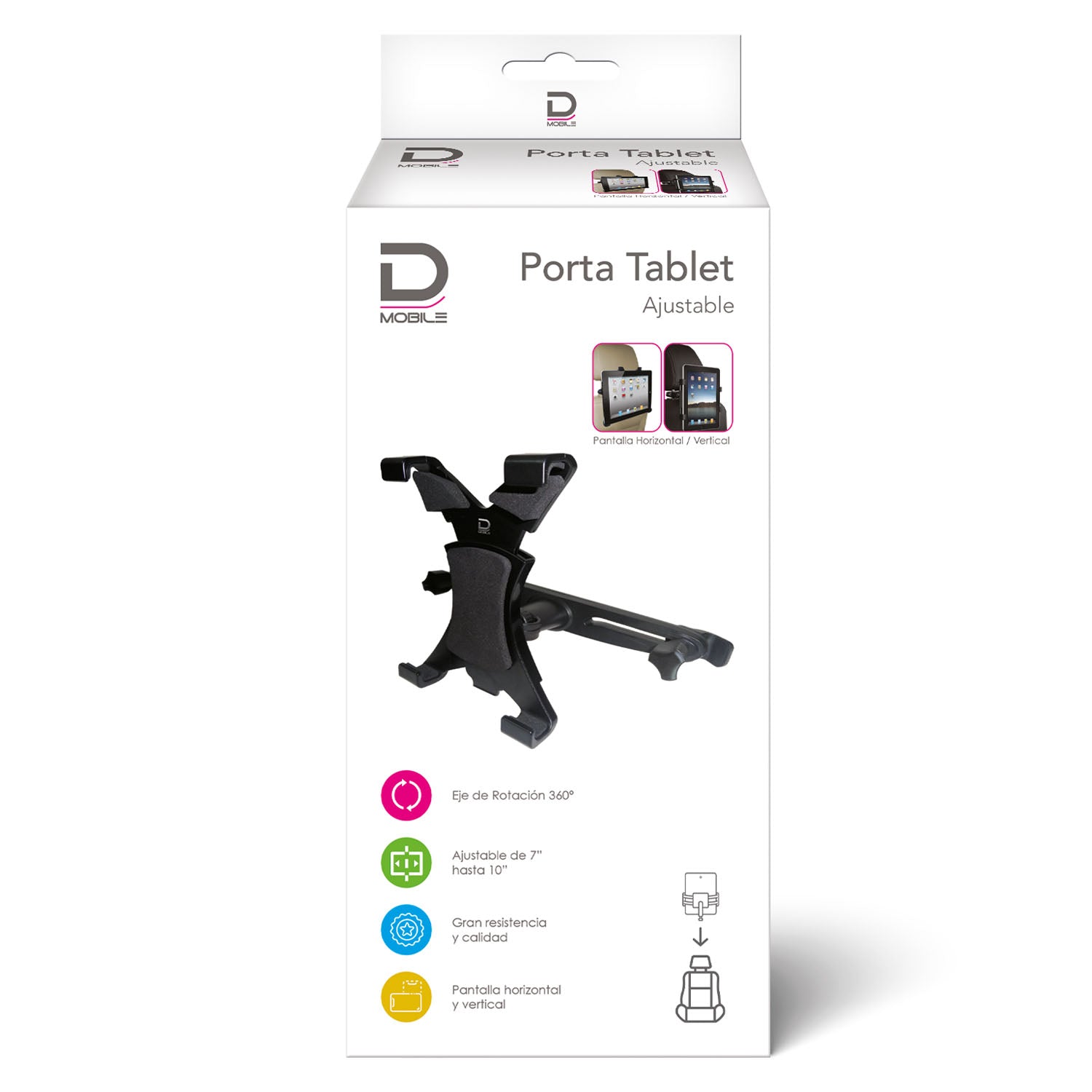 Porta Tablet Cabecero Diseño Fijo | Datacom