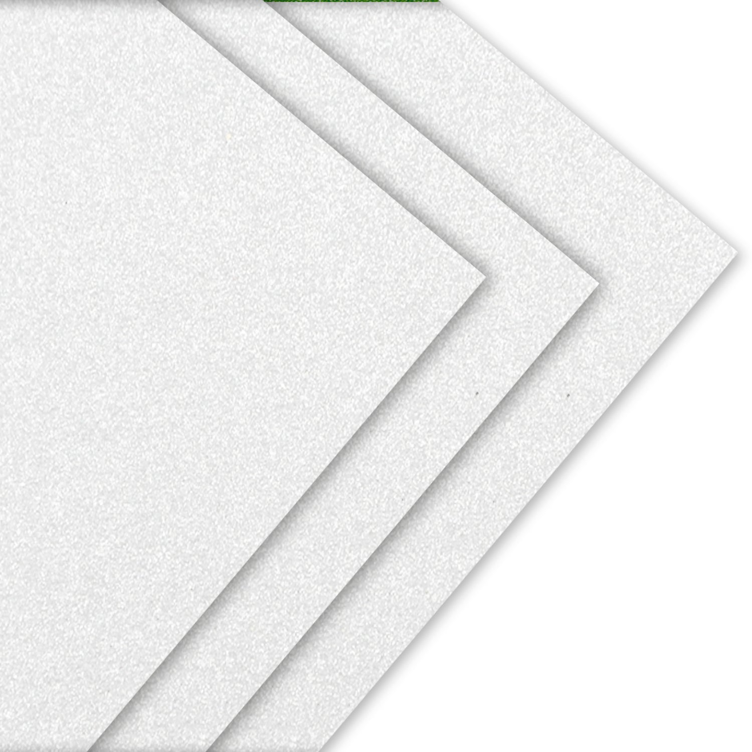 Goma Eva Glitter 40x60 cm Blanco 10 Unidades | Fultons
