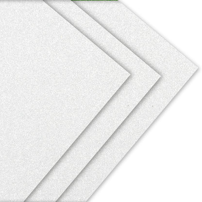 Goma Eva Glitter 40x60 cm Blanco 10 Unidades | Fultons