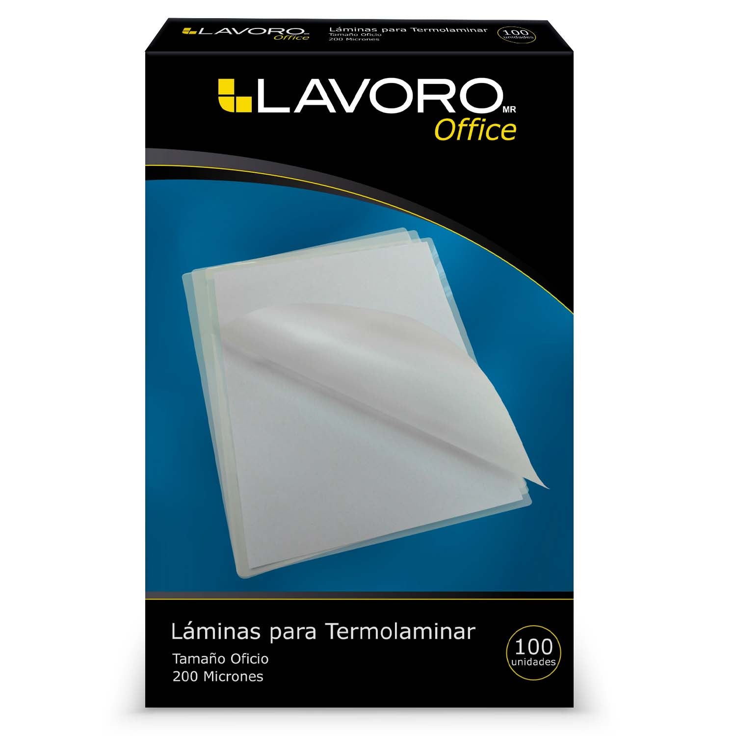 Láminas Termolaminar 228x340 mm Oficio 100 Un 200 Micrones | Lavoro