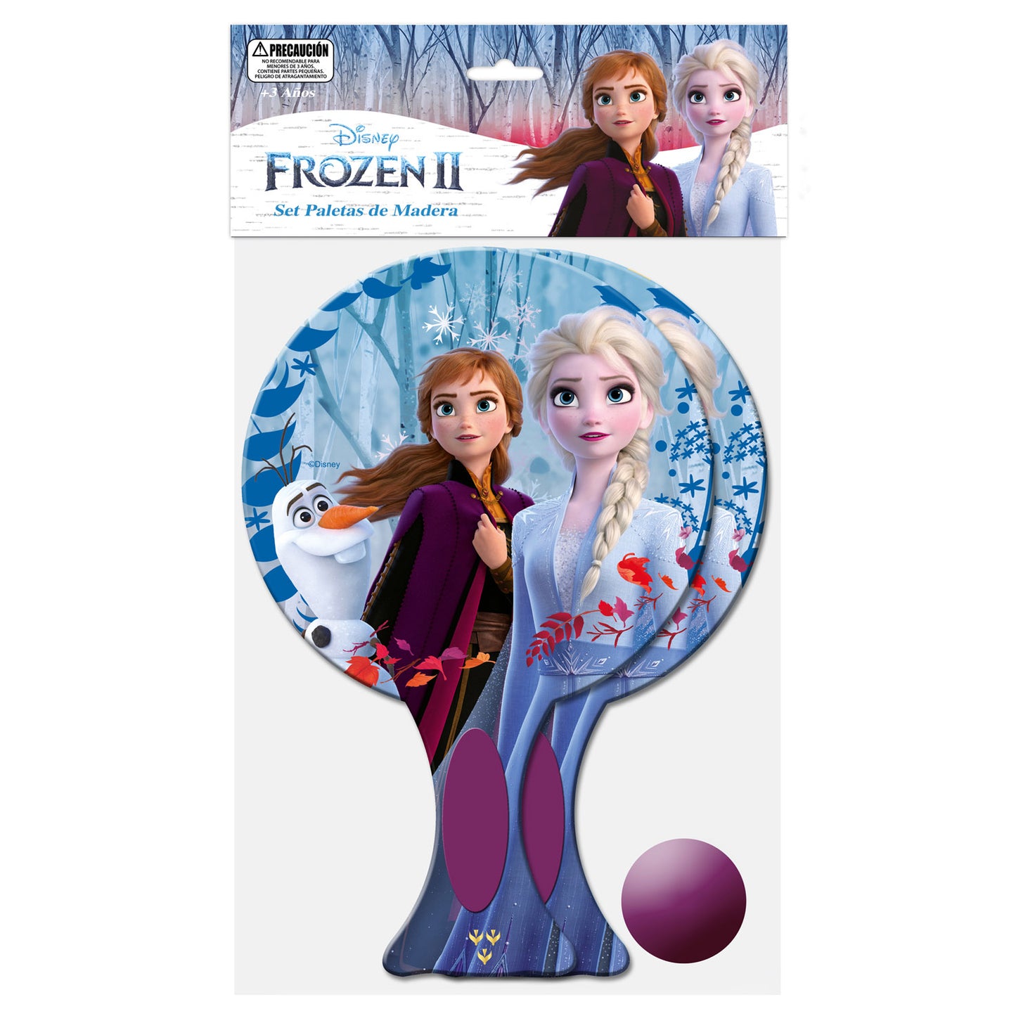 Set Deportivo Paletas De Madera | Frozen Disney