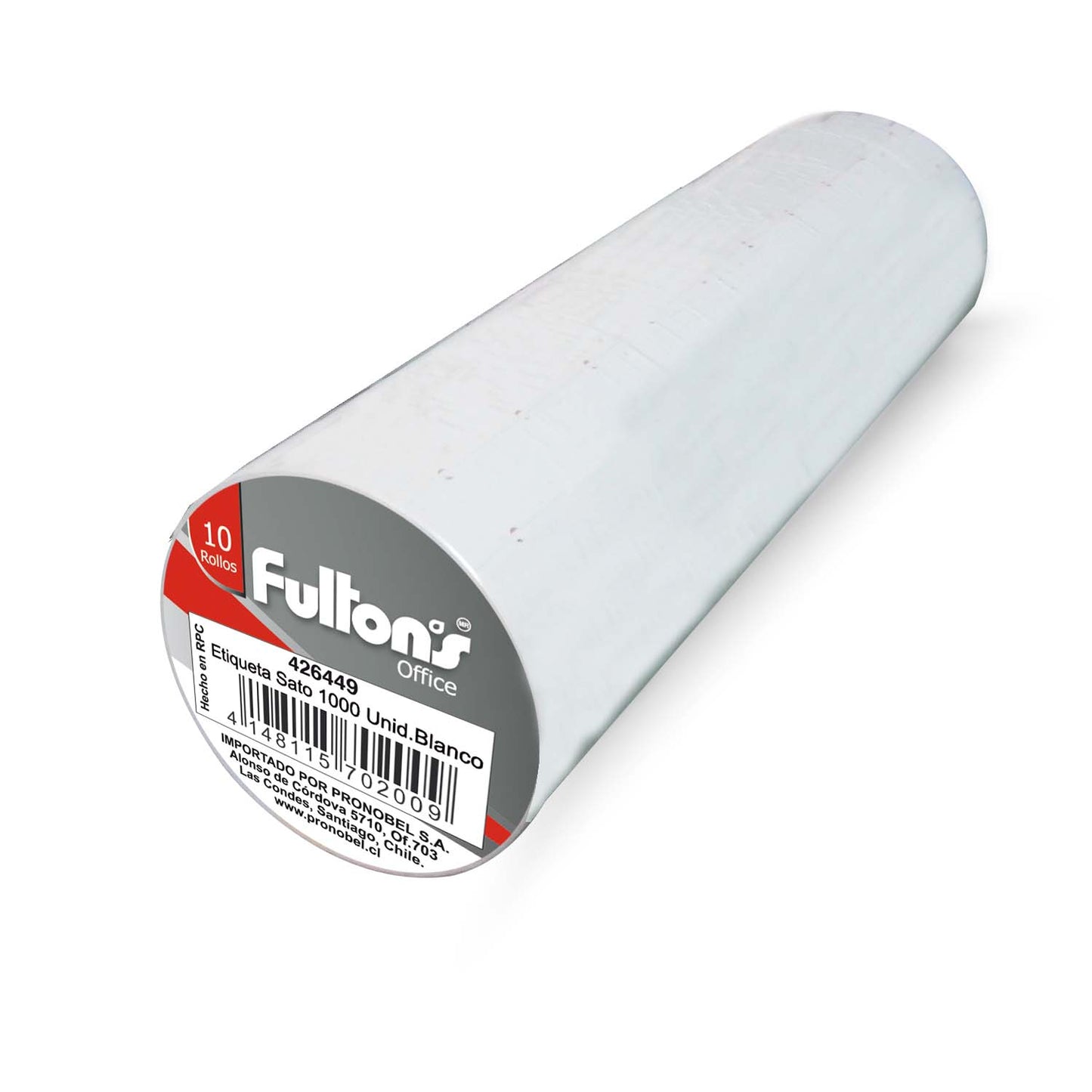 Etiquetas Blanca Sato 1000 Un Paquete 10 Rollos | Fultons