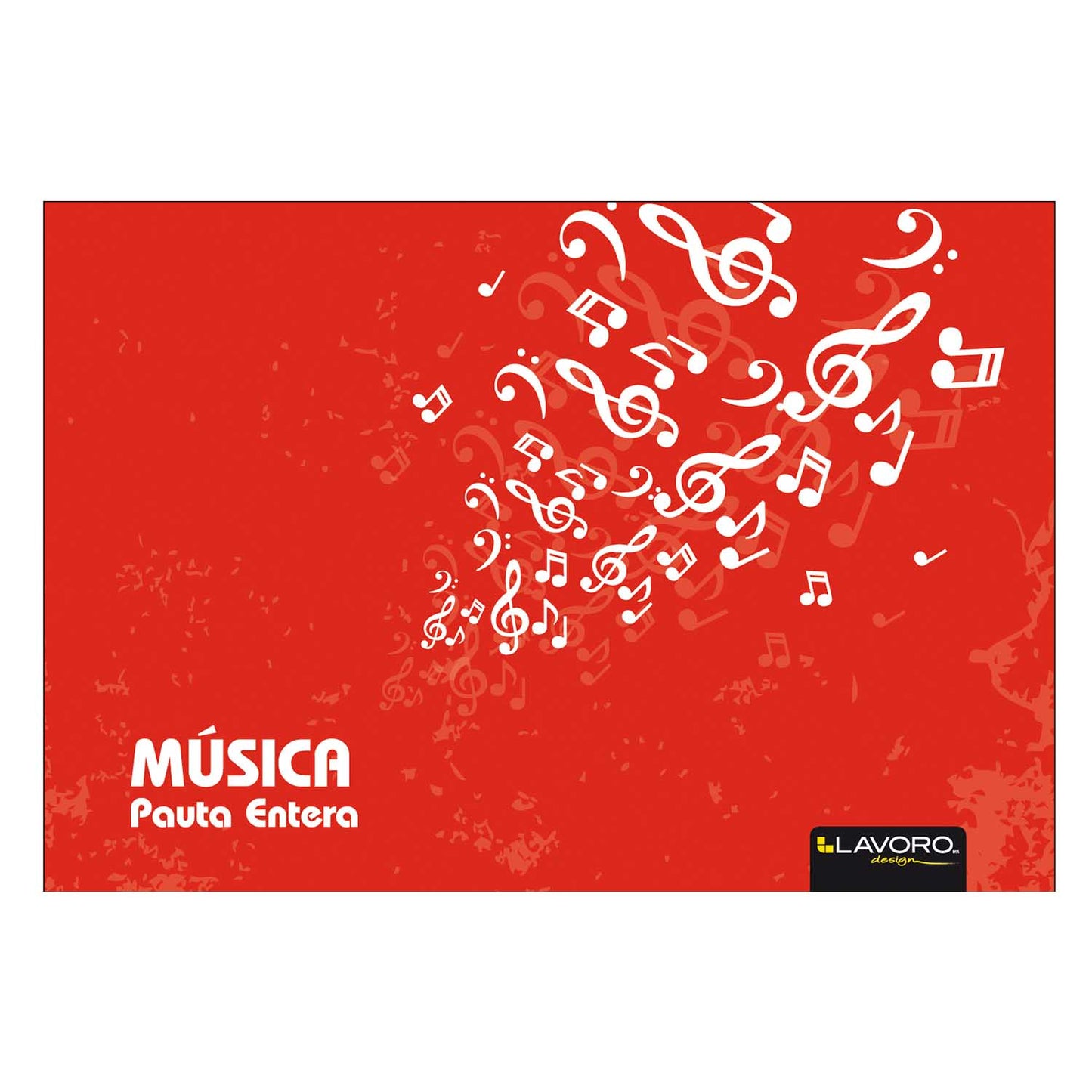 Cuad. Música Pauta Entera 10 Hjs. Des | Lavoro