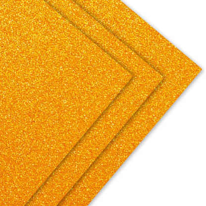Goma Eva Glitter 40x60 cm Naranjo 10 Unidades | Art & Craft