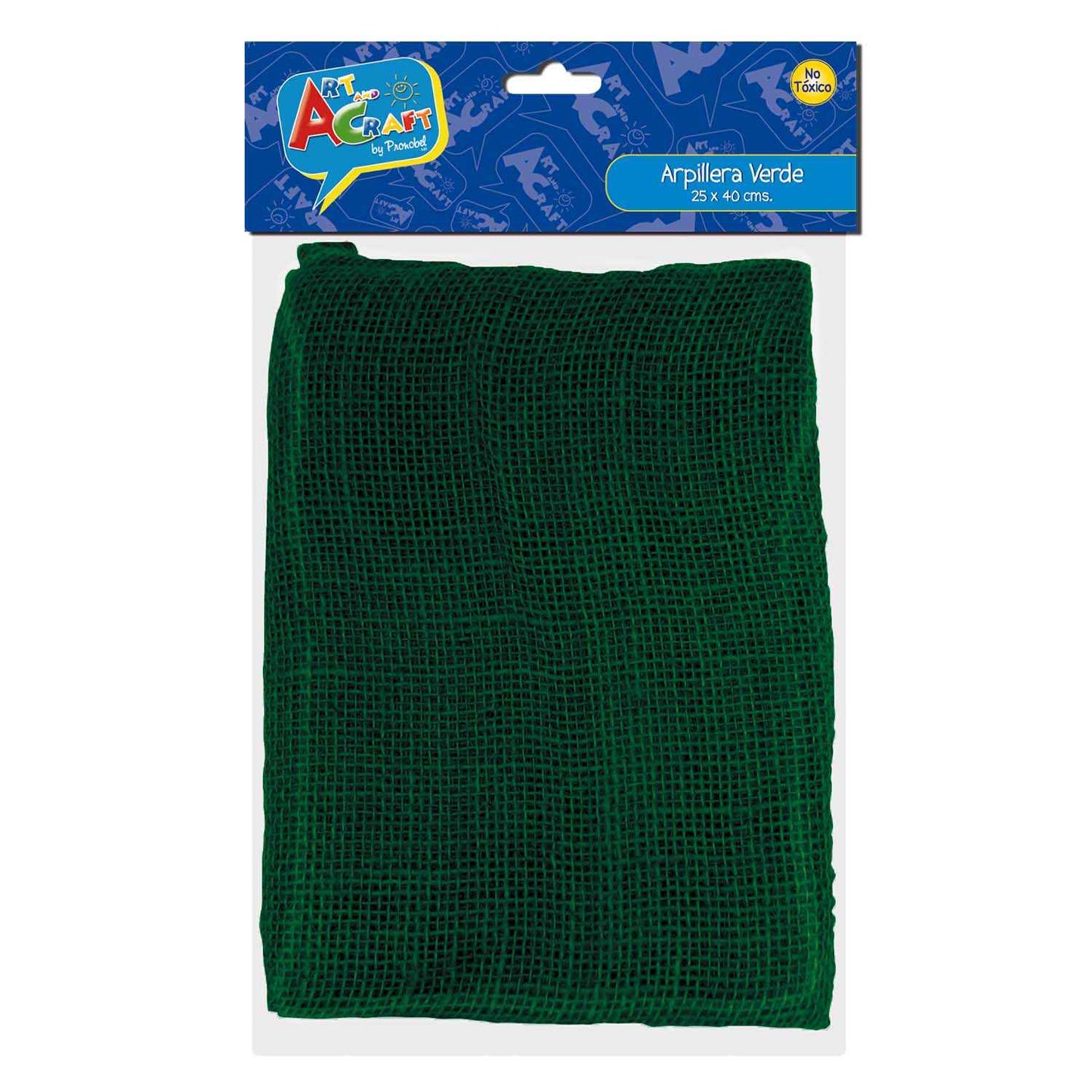 Arpillera 25x40 cm - Verde | Art & Craft