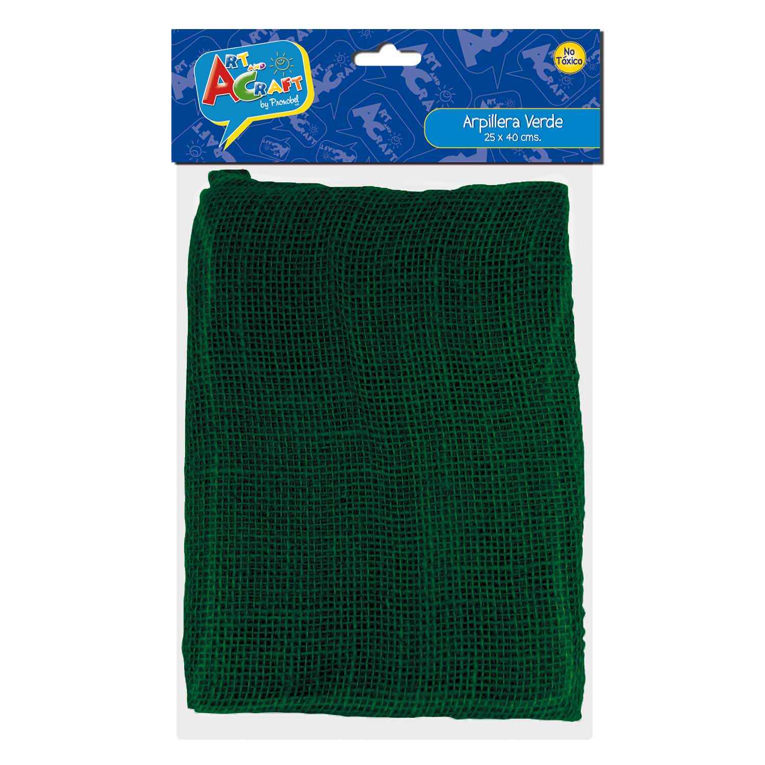 Arpillera 25x40 cm - Verde | Art & Craft