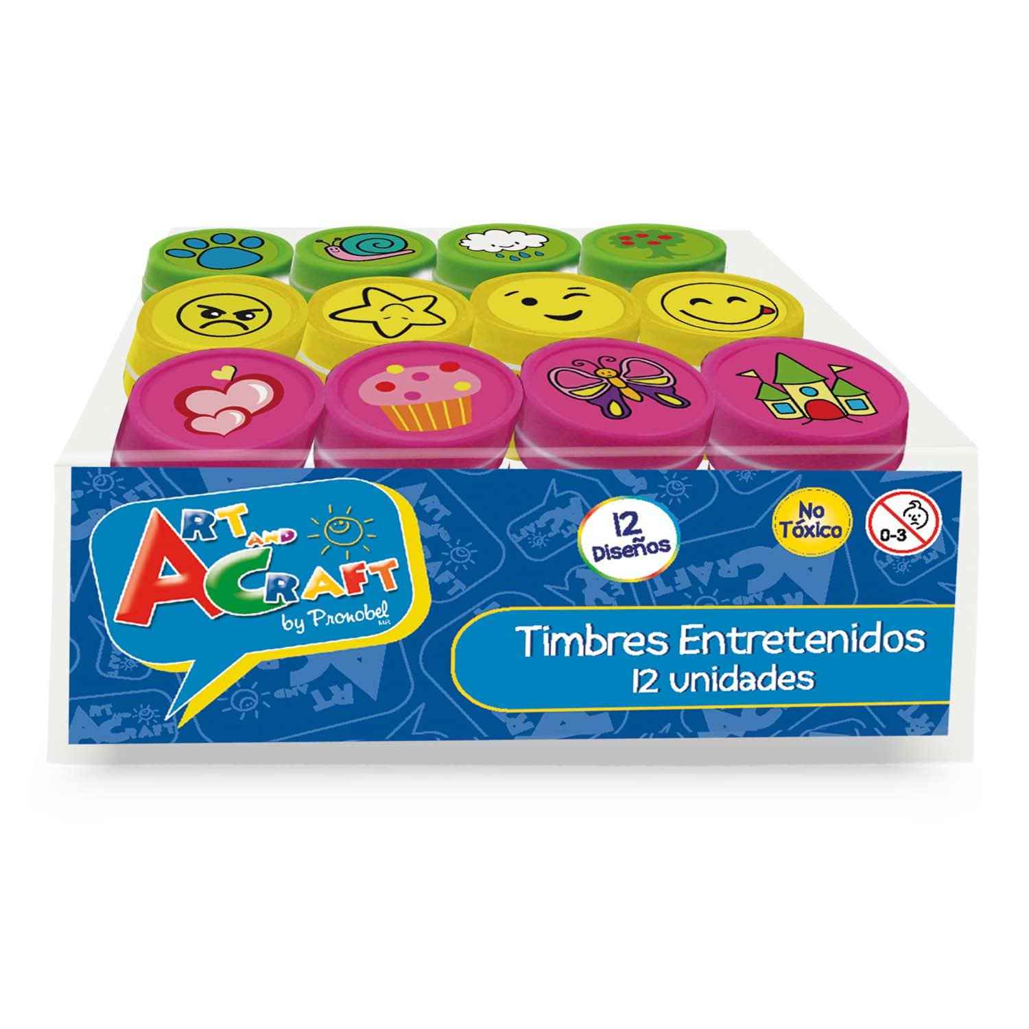 Timbre Infantiles 12 Unidad Diseños Infantiles | Art & Craft