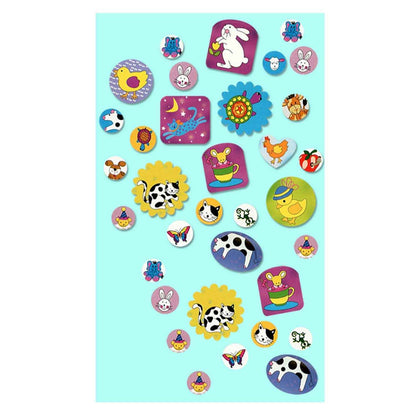 Sticker Libro Animalitos 6 Pag 23,5x14,7 cm 700 Piezas | Art & Craft
