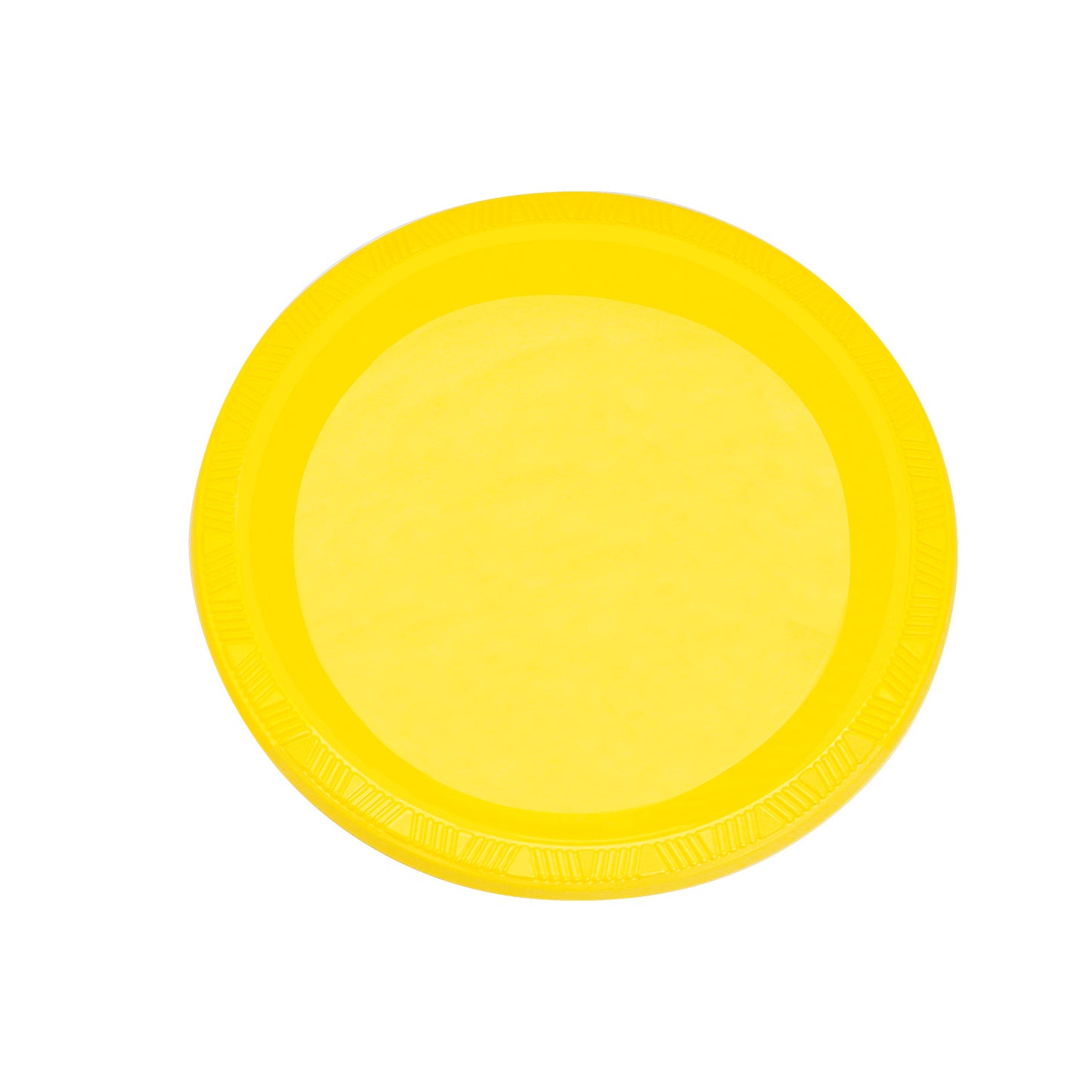 Set 10 Platos 17,5 cm Amarillo | Big Party