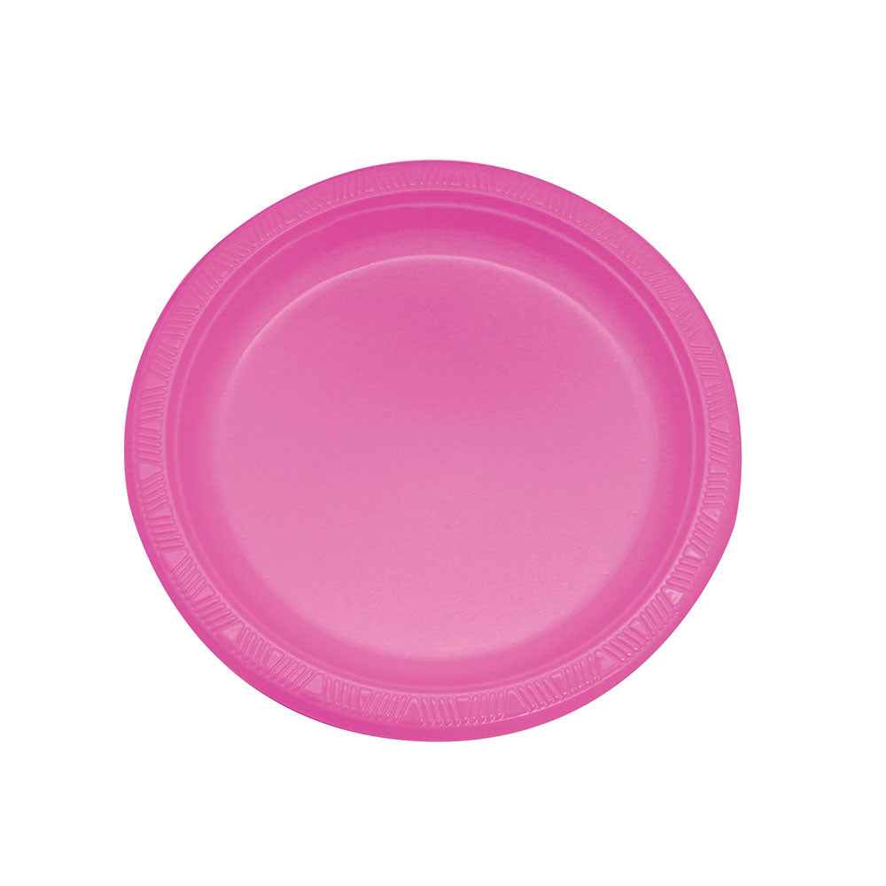 Set 10 Platos 22 cm Fucsia | Big Party