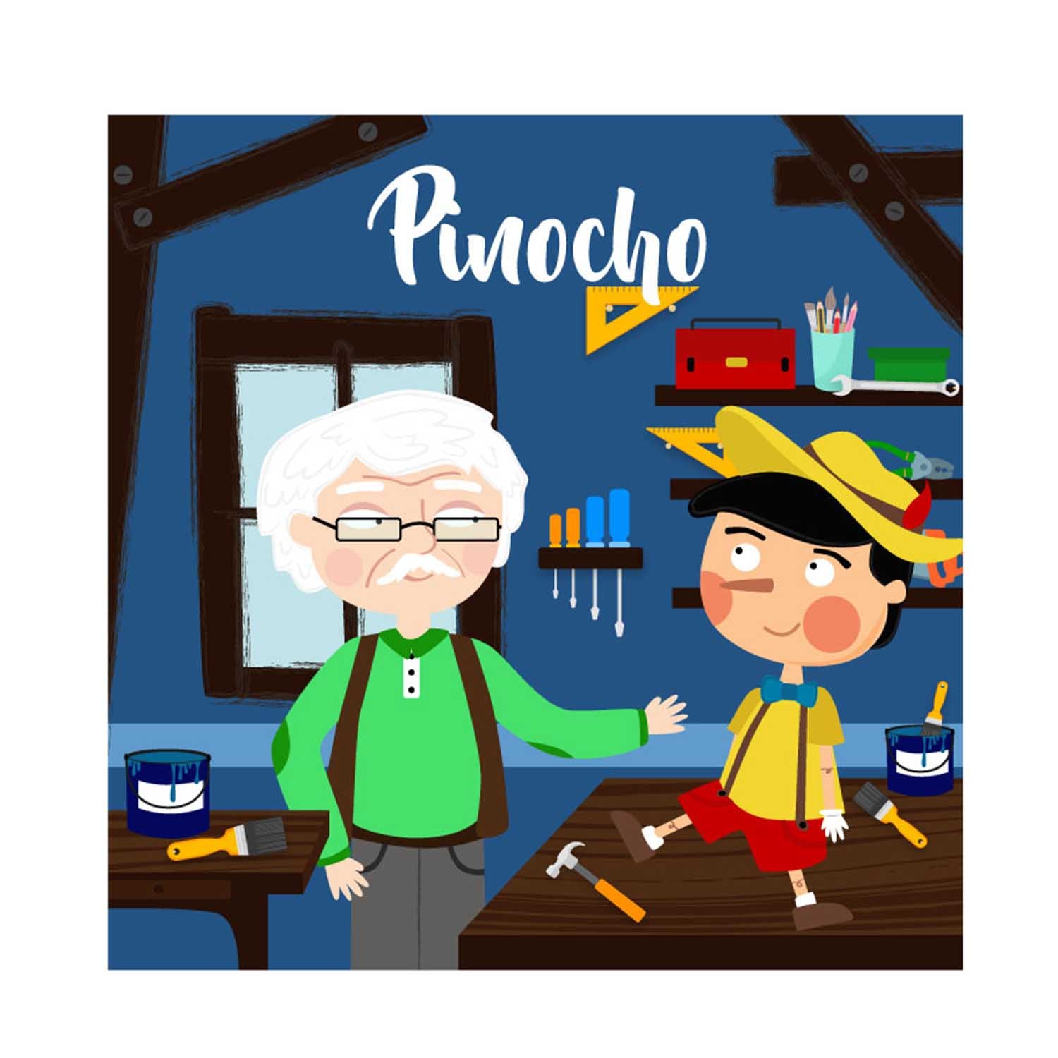 Libro De Cuento De Colección Pinocho 24 Pag | Art & Craft