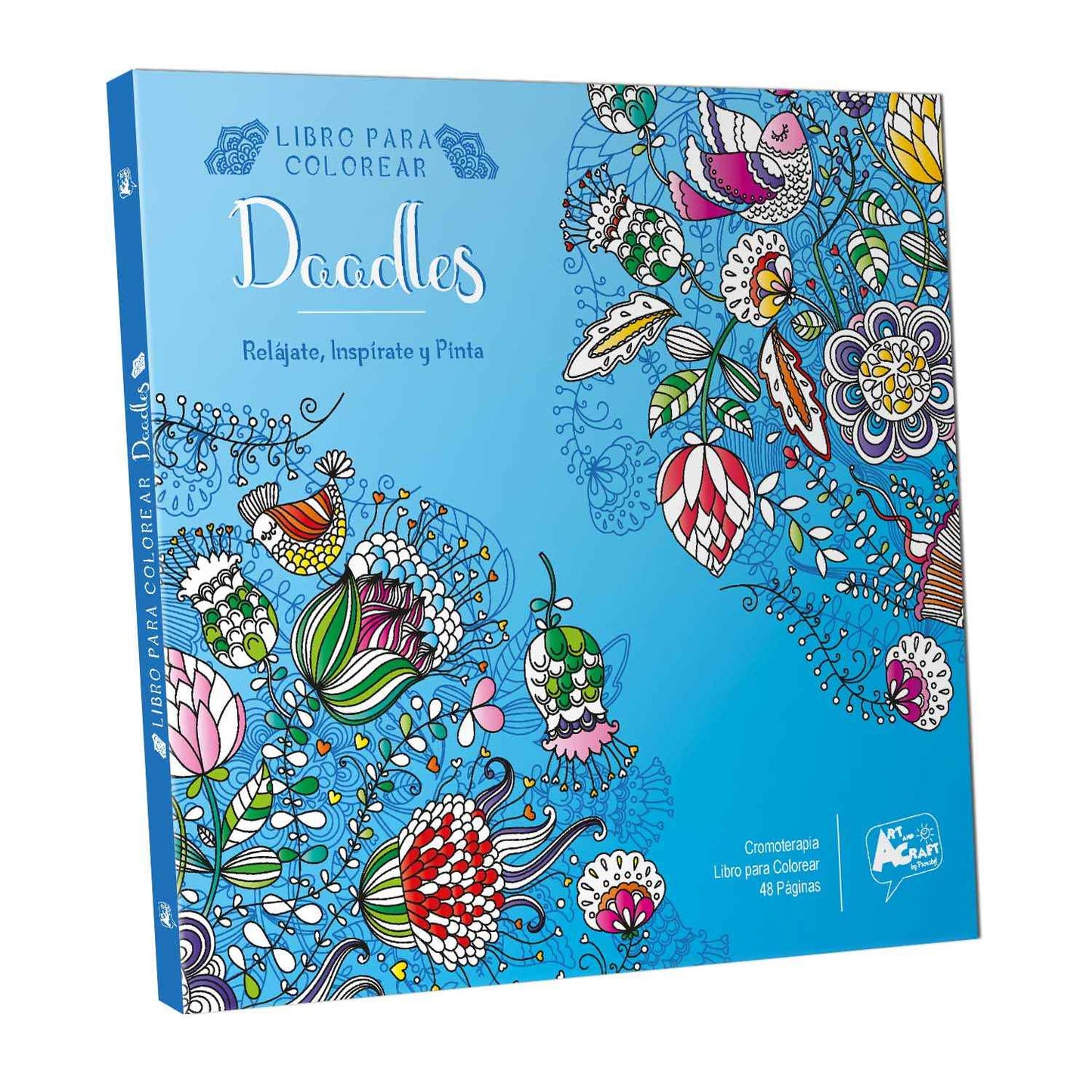 Libro Para Colorear Doodles 48 Páginas | Art & Craft