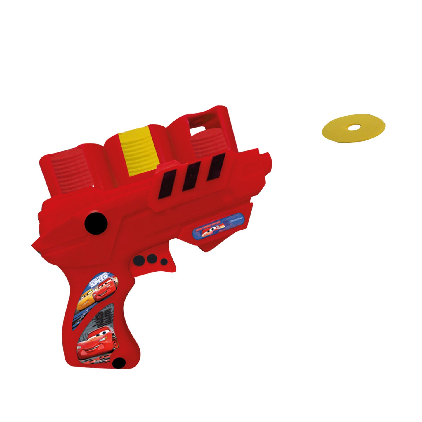 Pistola Lanza Discos En Blister | Cars Disney