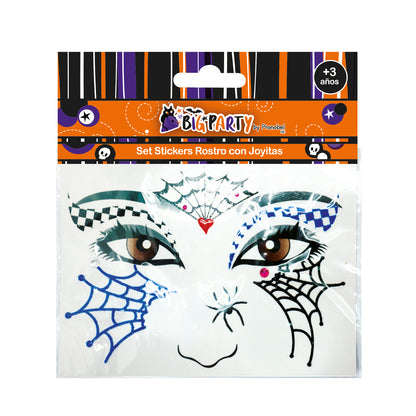Sticker Para Cara + Joyita | Big Party Halloween