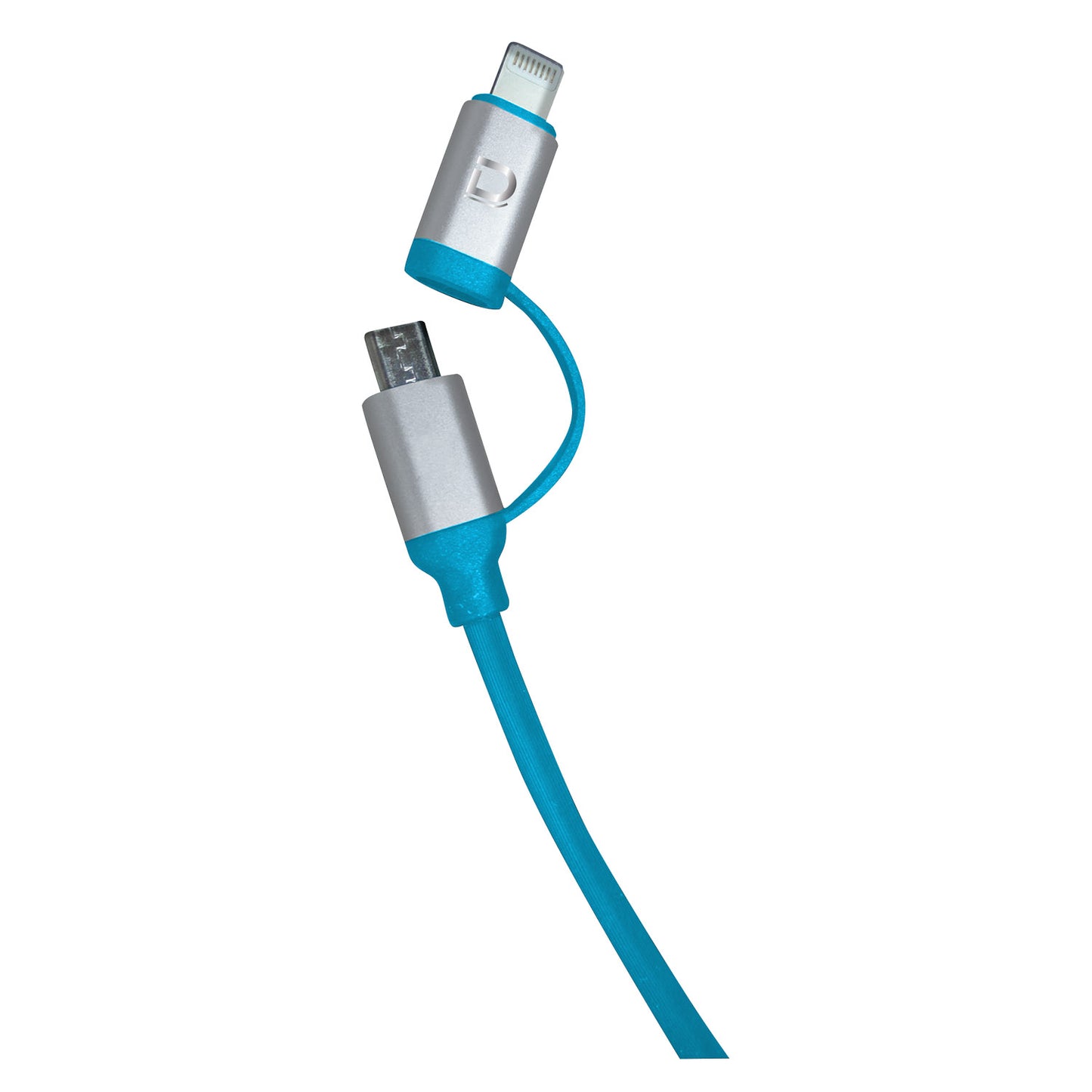 Cable Dual Micro USB + I5 2A Azul 1 metro | Datacom