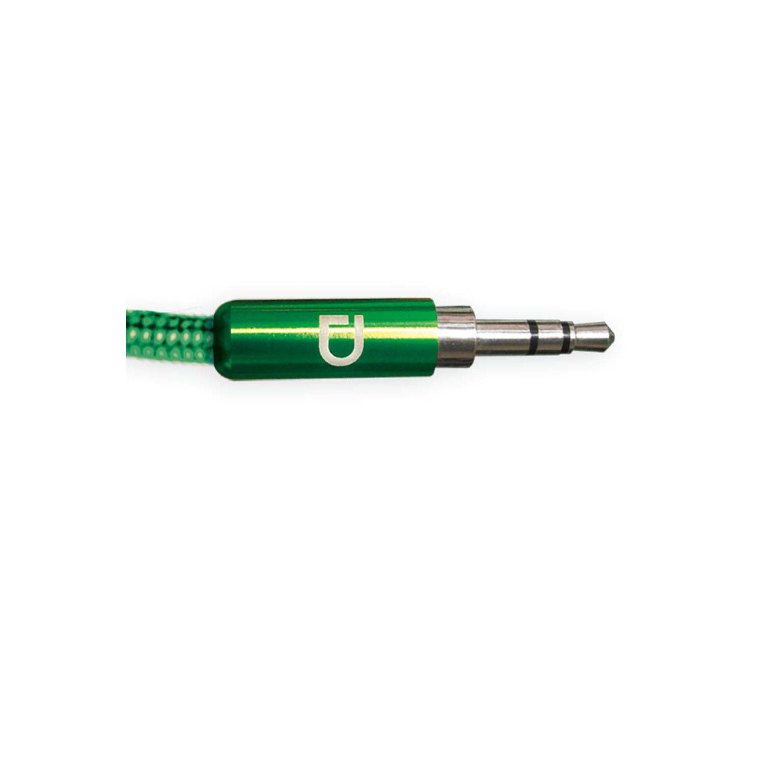 Cable Audio 3.5 a 3.5 Punta Metal Verde 1 metro | Datacom