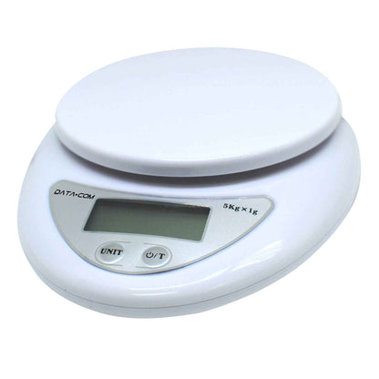 Pesa Hasta 5 Kilos Blanco | Datacom