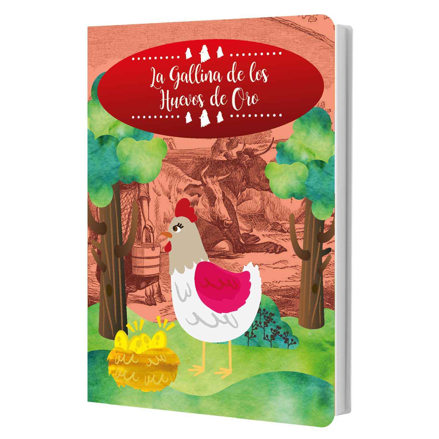 Libro De Cuento Tapa Dura La Gallina de Los Huevos de Oro | Art & Craft