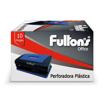 Perforadora Plástico/Metal Pequeña Negro | Fultons