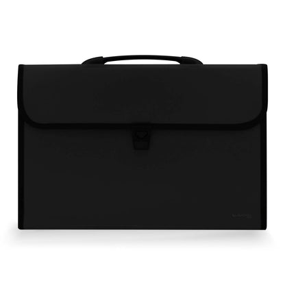 Maletín Portadocumentos Fuelle Oficio 12 Divisiones Negro | Lavoro