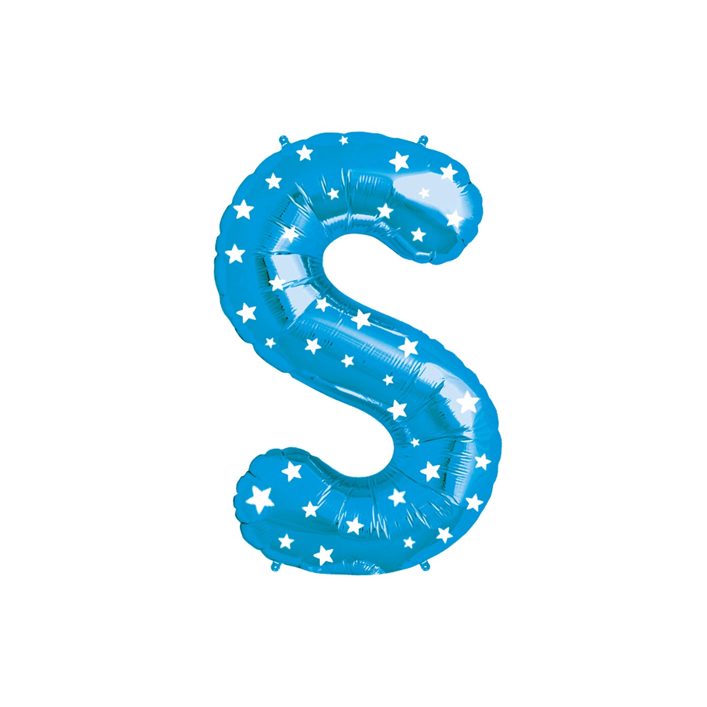 Globo Metálico Celeste 76 cm Letra S | Big Party