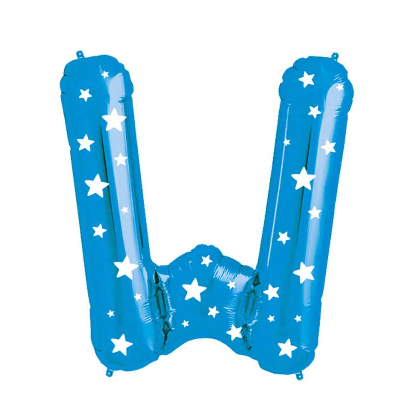 Globo Metálico Celeste 76 cm Letra W | Big Party