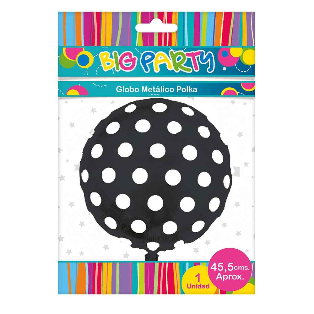 Globo Metálico Polka 18" (47x45,5 cm) | Big Party