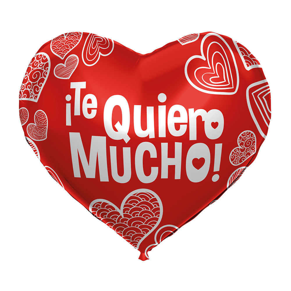 Globo Metálico Corazón Impreso 18" (47X45,5 cm) | Big Party