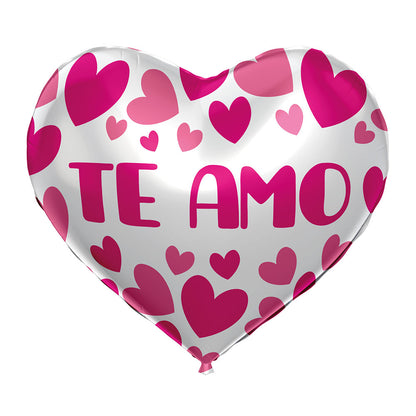 Globo Metálico Corazón Impreso 18" (47X45,5 cm) | Big Party