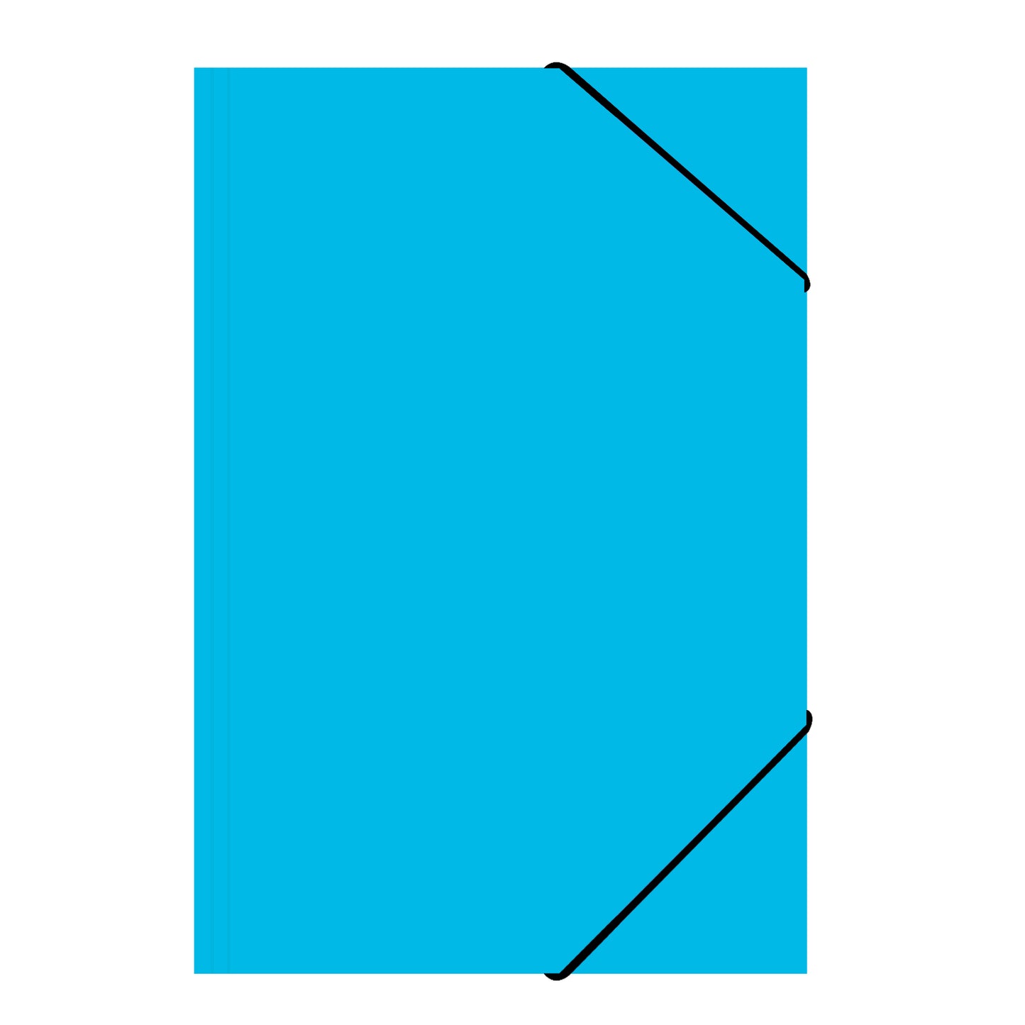 Carpeta Con Elástico Oficio Cartulina Celeste | Lavoro