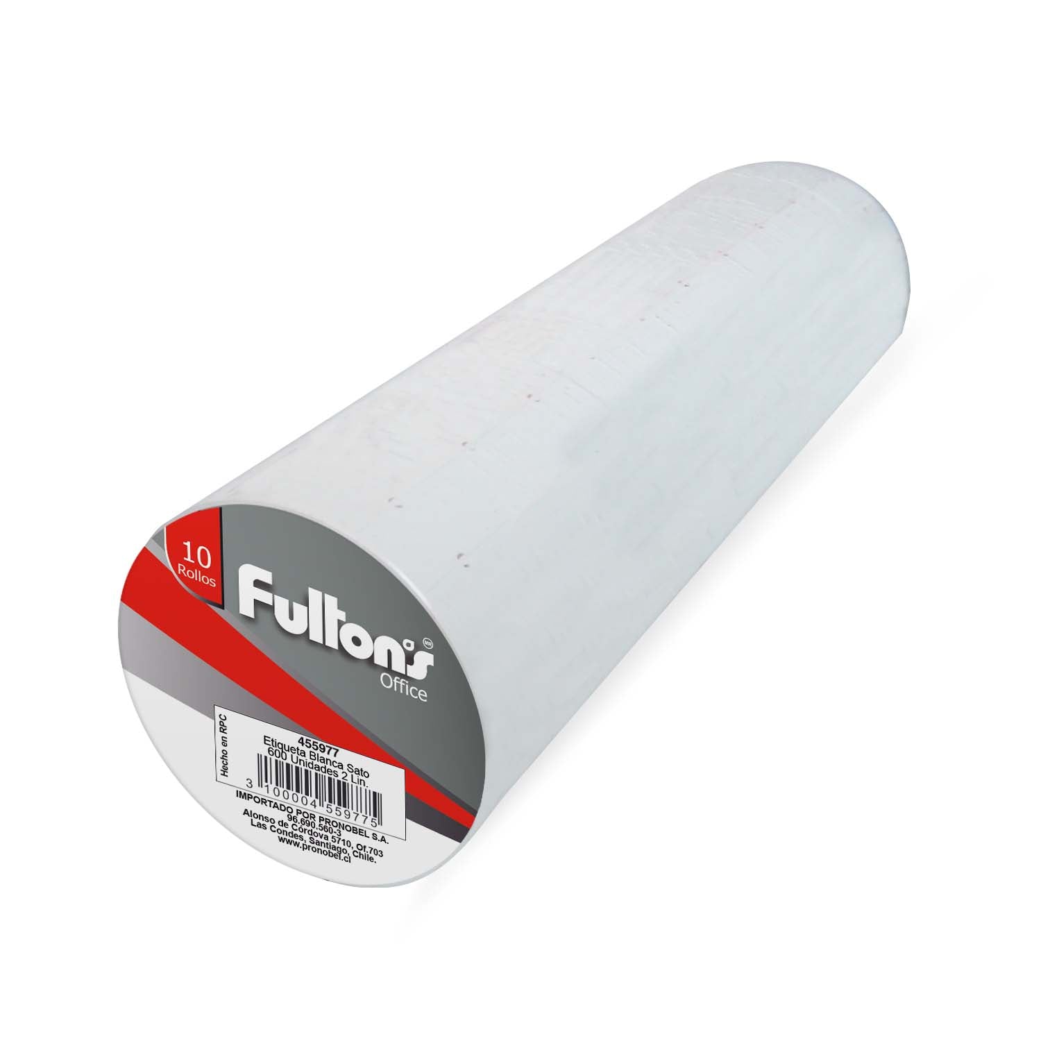 Etiqueta Sato Blanca 600 Un 2 Líneas 10 Rollos | Fultons