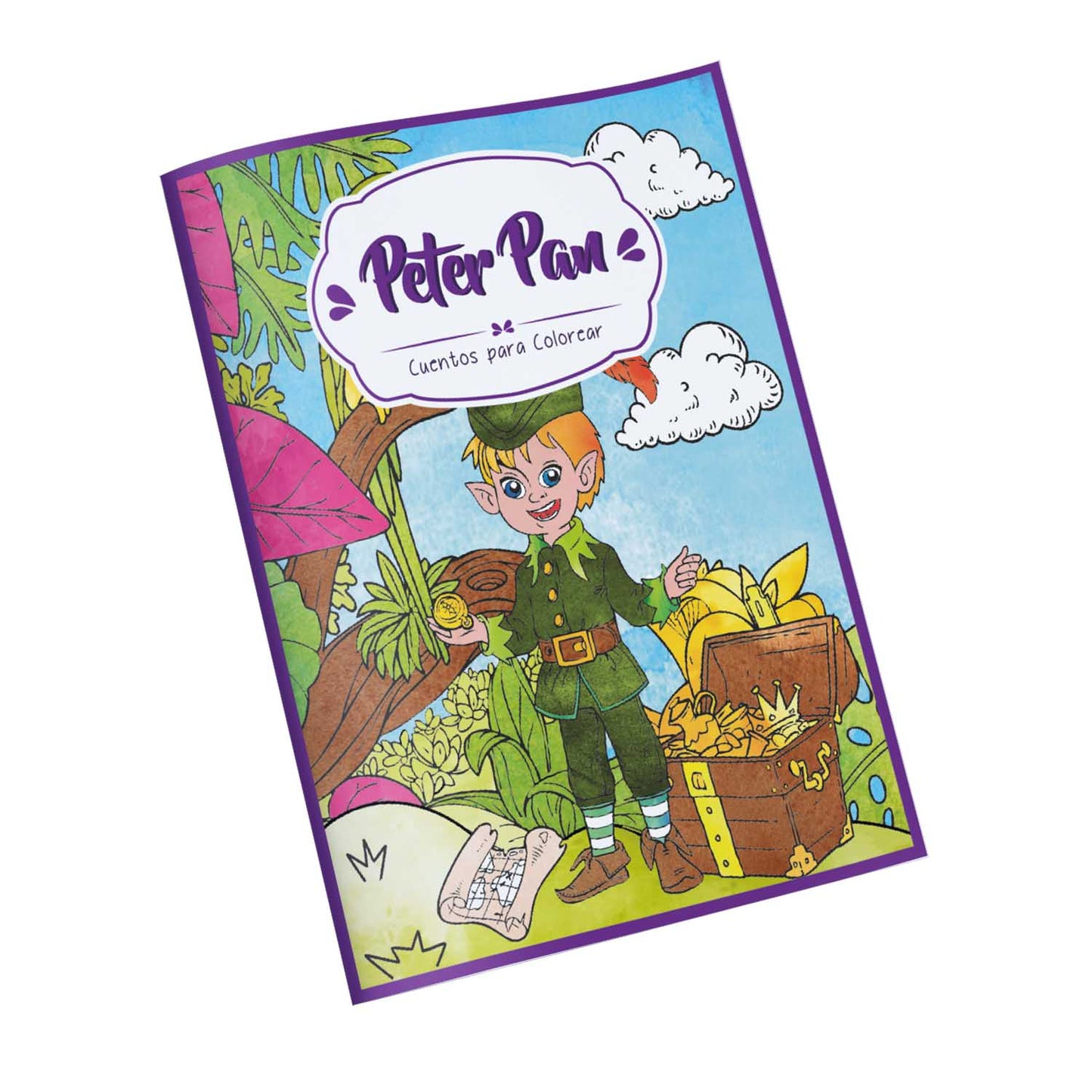 Cuentos Para Colorear Peter Pan 16 Paginas 27,5 | Art & Craft