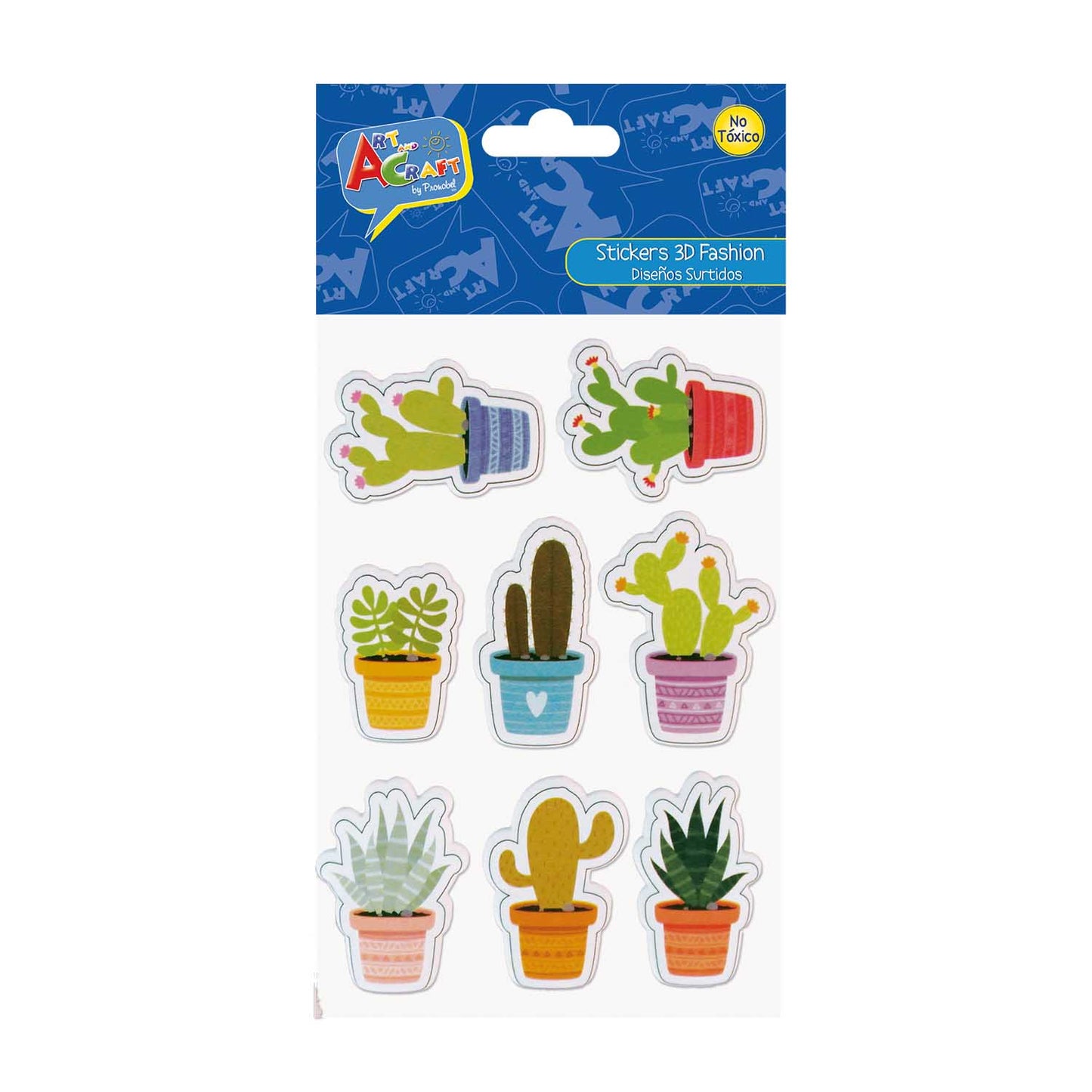 Sticker 3D Fashion 3 Surtidos Bolsa Con H | Art & Craft